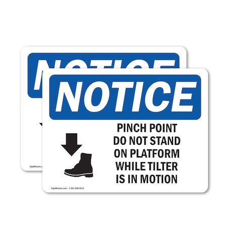 Signmission Safety Culture Sign, 18 in Width, Vinyl Decal, Rectangle OS-2PACK-NS-D-1218-L-17286